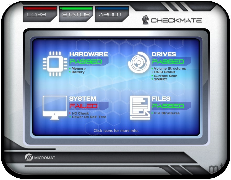 监控系统的硬件状态 Checkmate for Mac v1.0.5下载