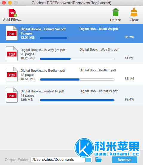 Cisdem PDF Password Remover for mac v4.2.0 PDF文件解密工具下载