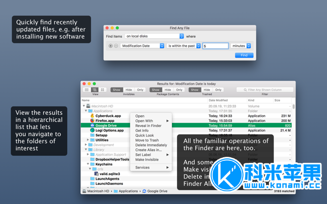 Find Any File (FAF) v2.4 文件查找增强工具 for mac Find Any File (FAF) v2.4 文件查找增强工具 for mac