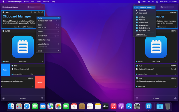 Clipboard Manager v2.3.4 剪切板增强工具 for mac下载